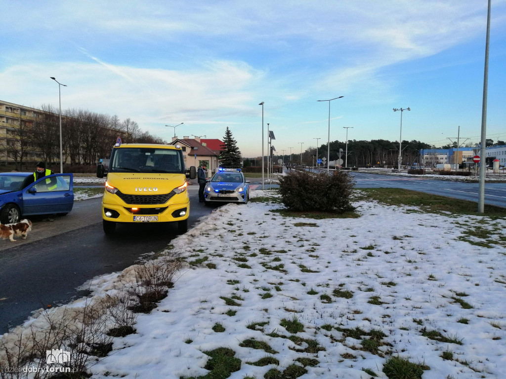 Toruń: kolizja dwóch aut na Skarpie