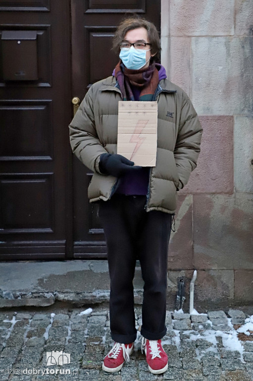 Pikieta pod siedzibą PiS
