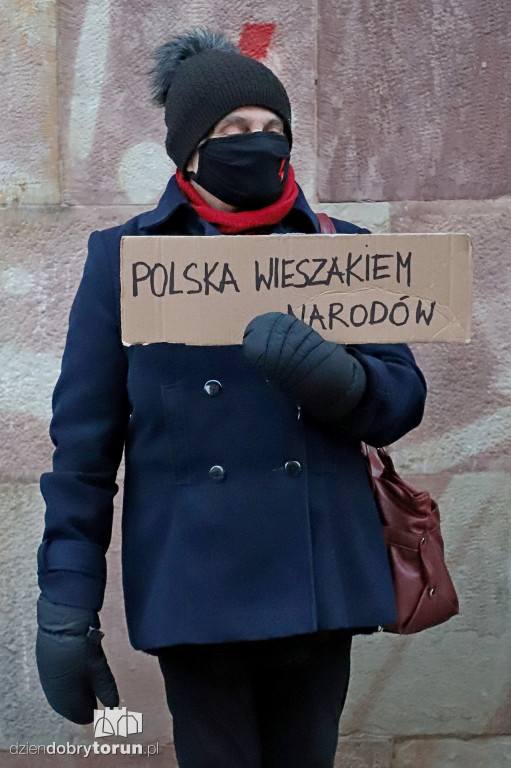 Pikieta pod siedzibą PiS
