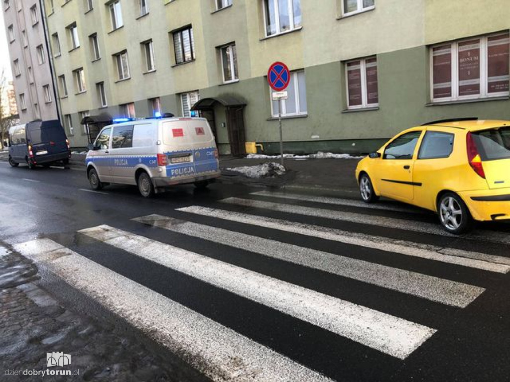 Toruń: potrącenie rowerzysty na Broniewskiego
