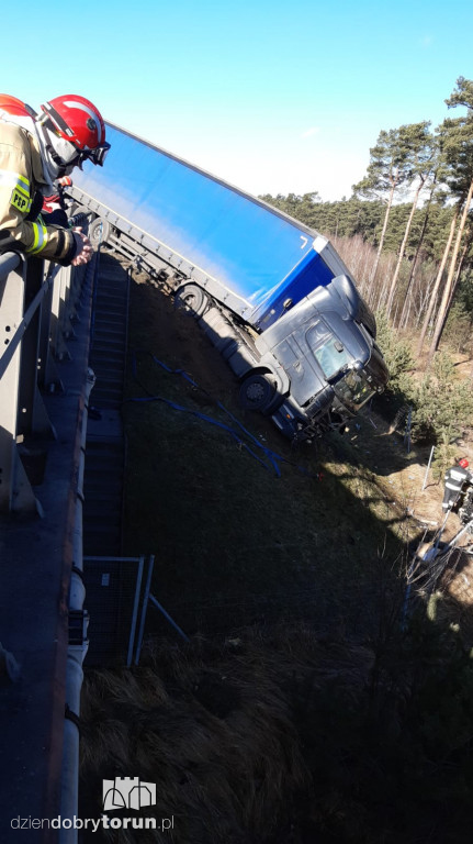 Wypadek na S10 pod Toruniem