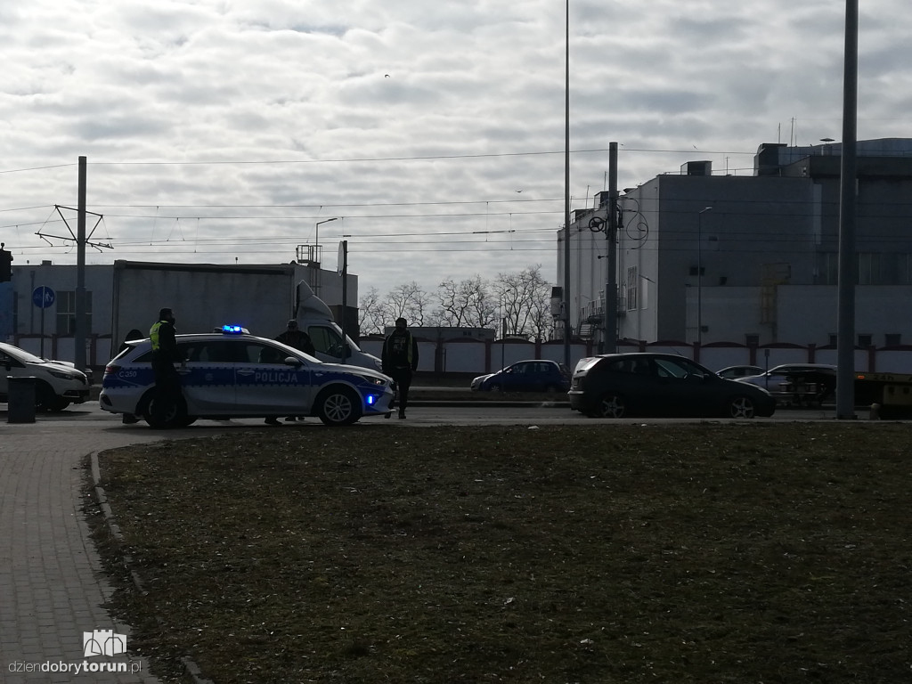 Toruń: kolizja przy nowym moście