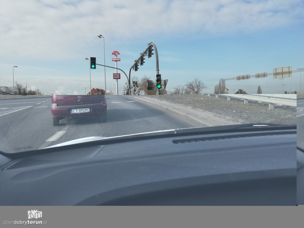 Toruń: kolizja przy nowym moście