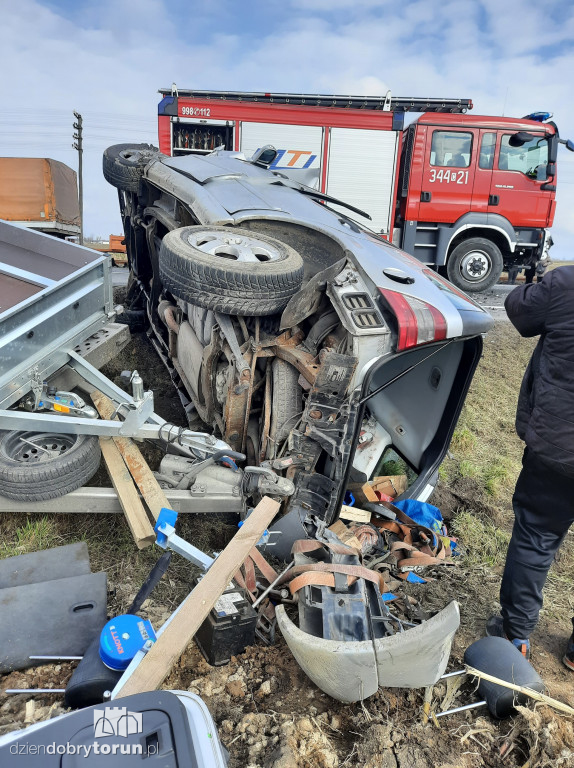 Wypadek w Ostaszewie k. Torunia