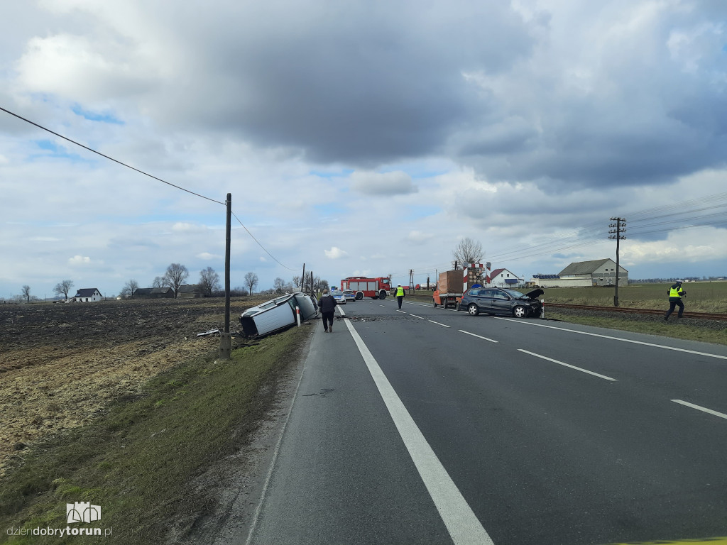 Wypadek w Ostaszewie k. Torunia