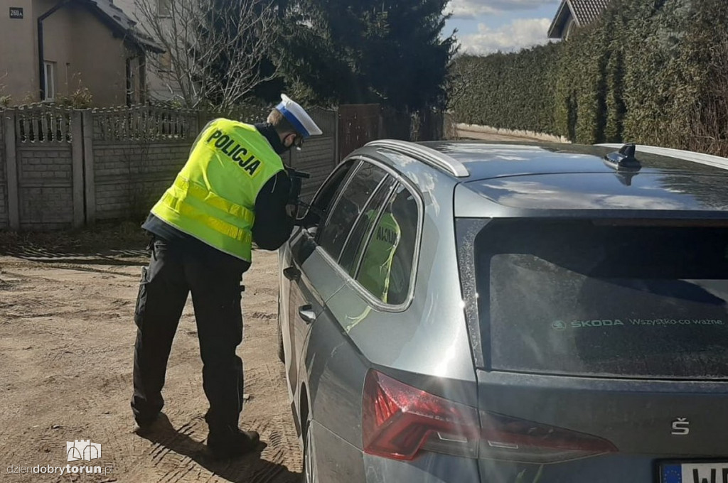 Akcja policjantów z toruńskiej drogówki