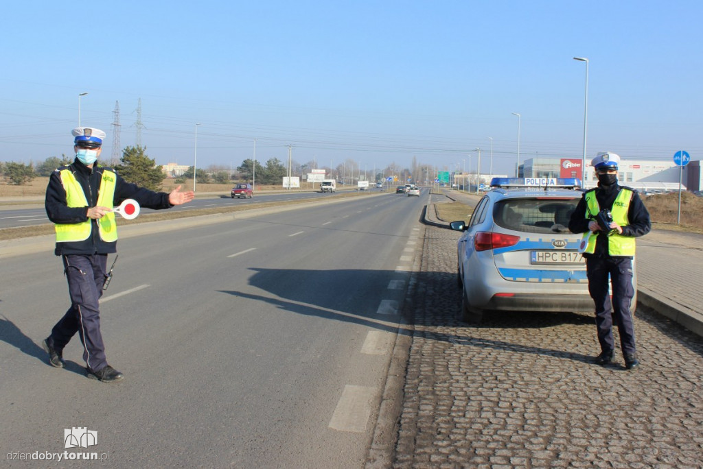 Akcja policjantów z toruńskiej drogówki