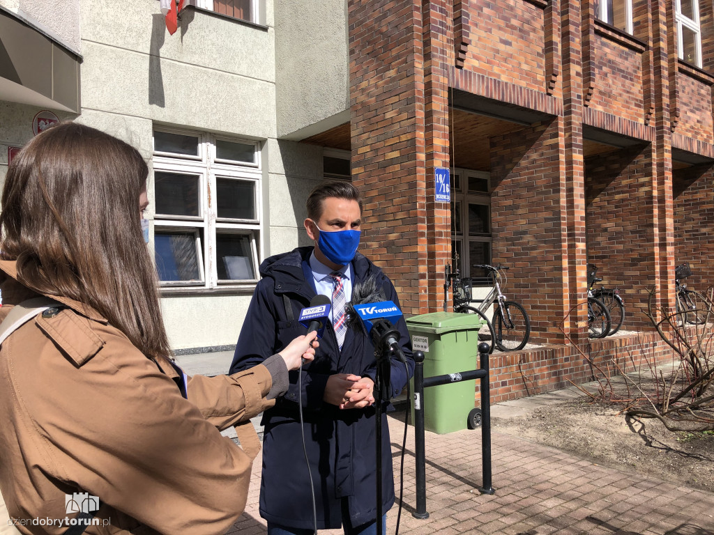 Konferencja prasowa posła Arkadiusza Myrchy