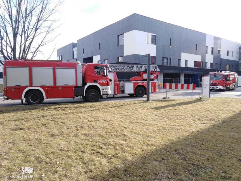 Toruń: interwencja straży w szpitalu na Bielanach