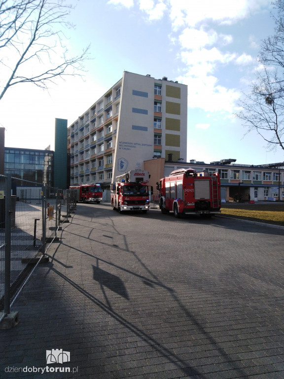 Toruń: interwencja straży w szpitalu na Bielanach