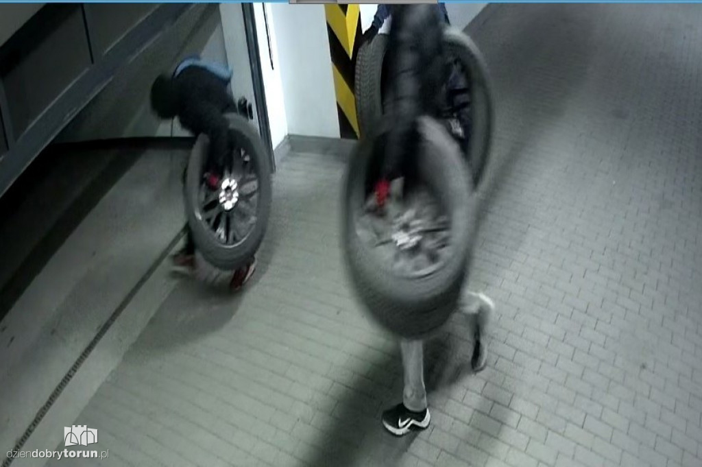 Toruń: ukradli koła z parkingu