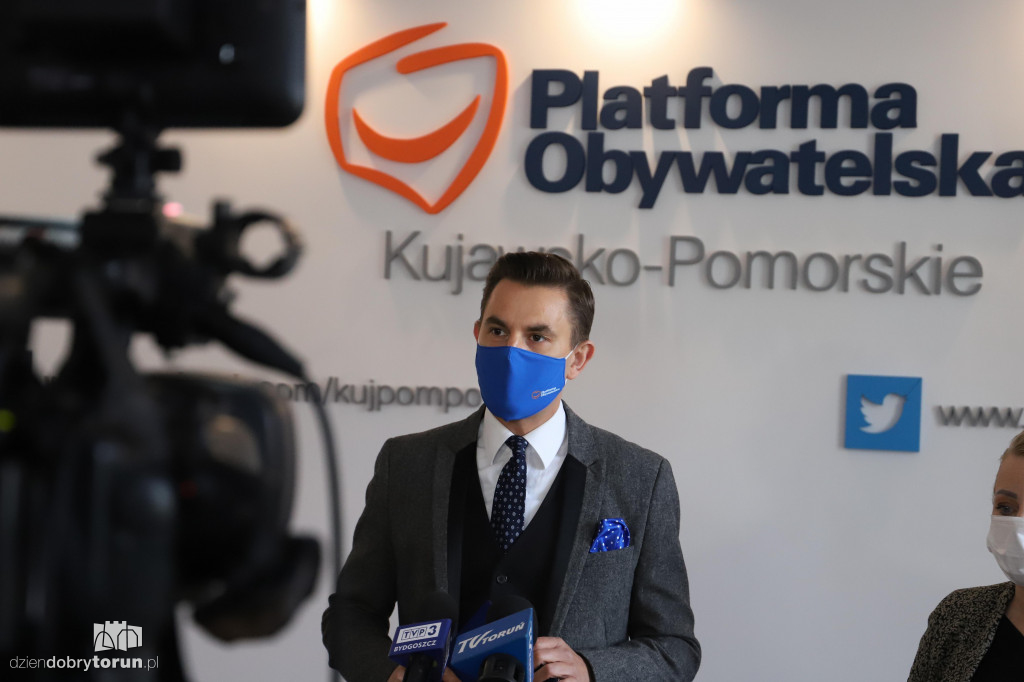 Toruń: konferencja prasowa PO