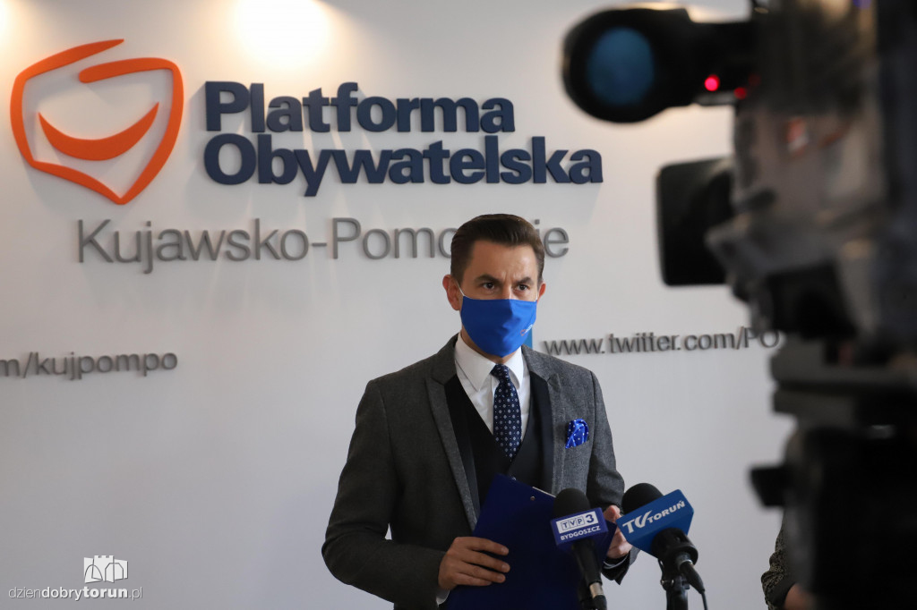 Toruń: konferencja prasowa PO