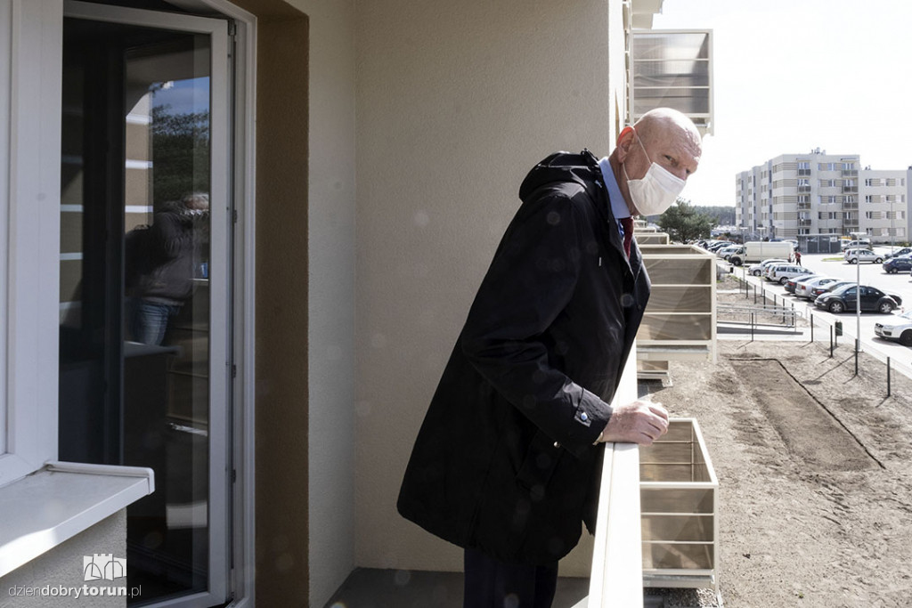 Przekazanie kluczy do mieszkań przy Poznańskiej