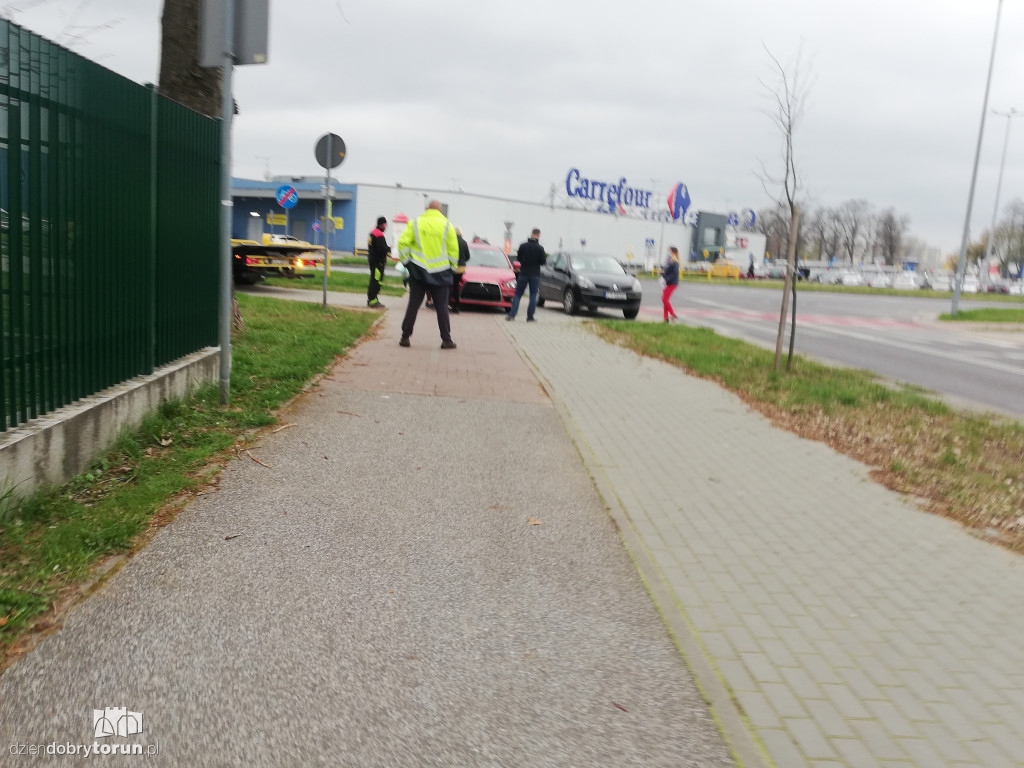 Toruń: kolizja przy Olimpijskiej