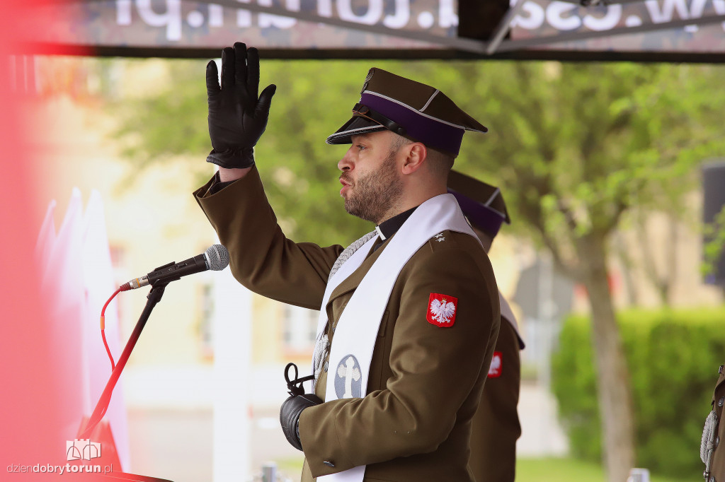 Uroczysta przysięga wojskowa służby przygotowawczej