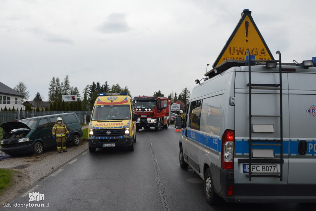 Wypadek w Pigży pod Toruniem