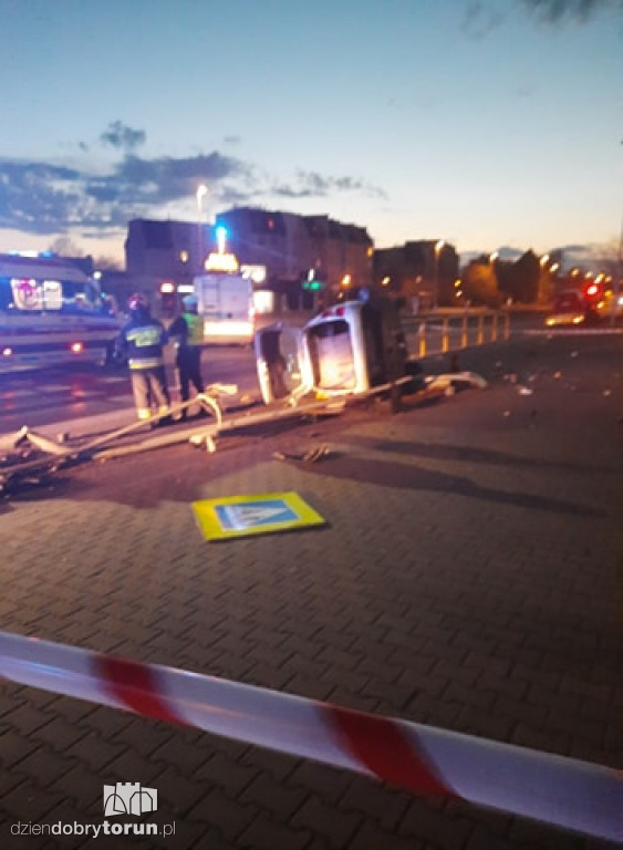 Toruń: wypadek przy Szosie Chełmińskiej cz. 2
