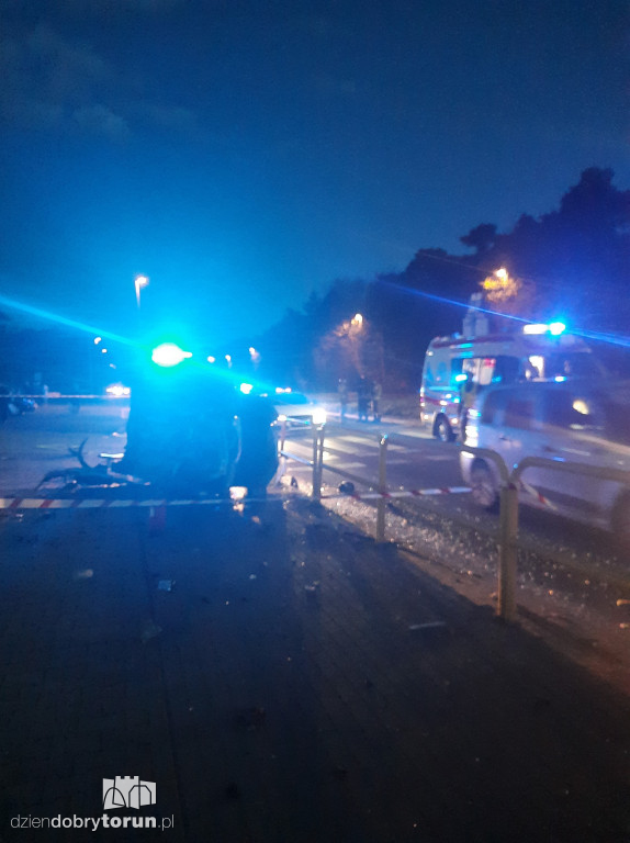 Toruń: wypadek przy Szosie Chełmińskiej cz. 2
