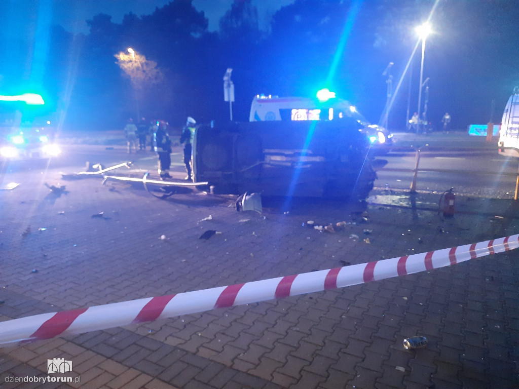 Toruń: wypadek przy Szosie Chełmińskiej cz. 2