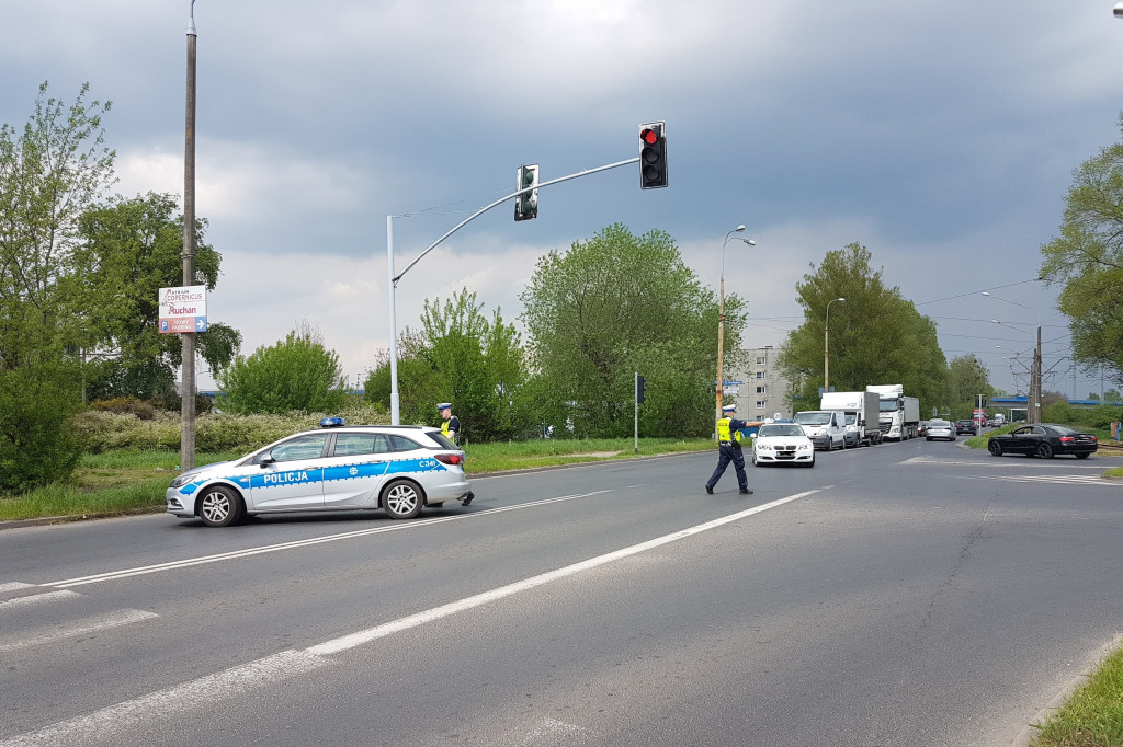 Kolizja przy Skłodowskiej-Curie