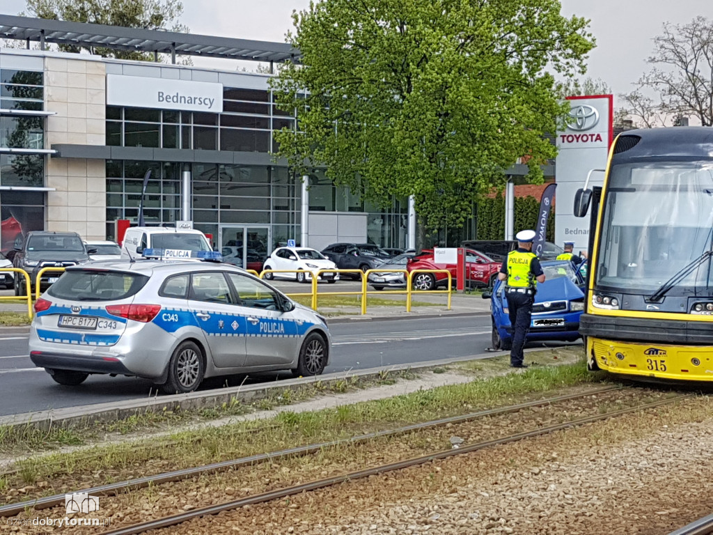 Kolizja przy Skłodowskiej-Curie
