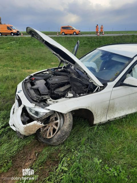 Wypadek na A1 w kierunku Łodzi