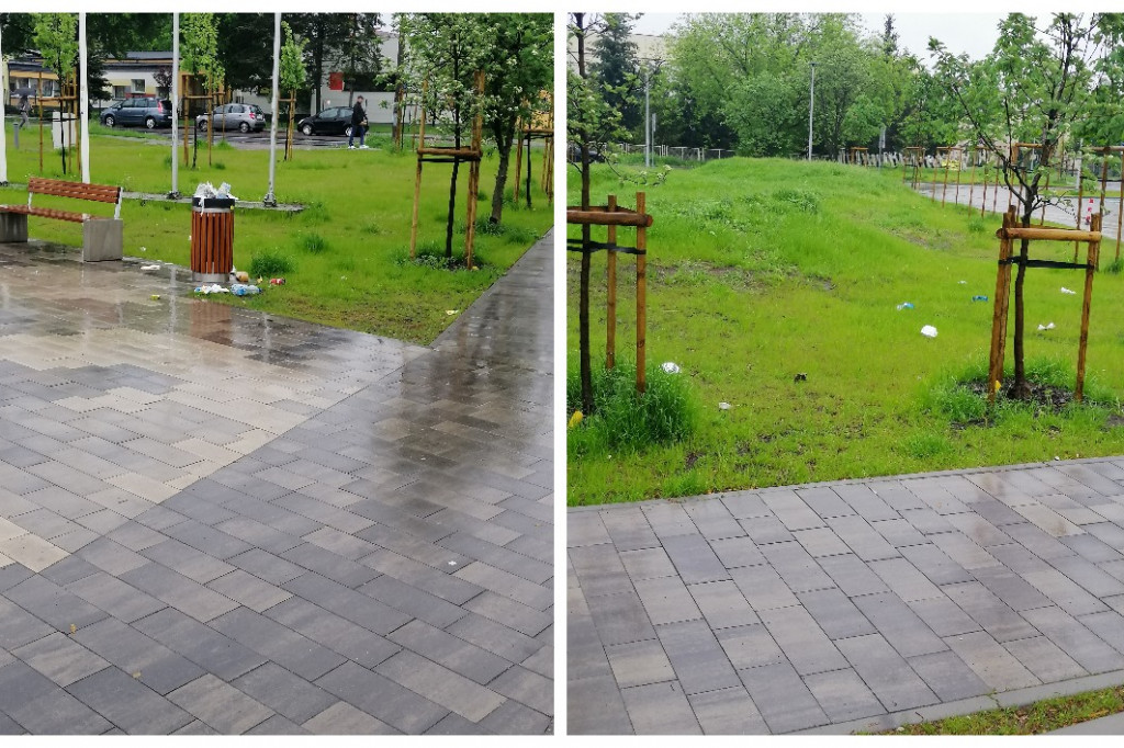 Toruń: zaśmiecone tereny przy nowym basenie
