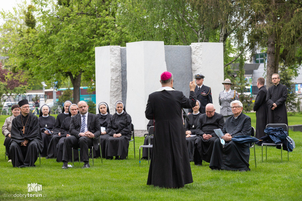 Religijna uroczystość w centrum Torunia
