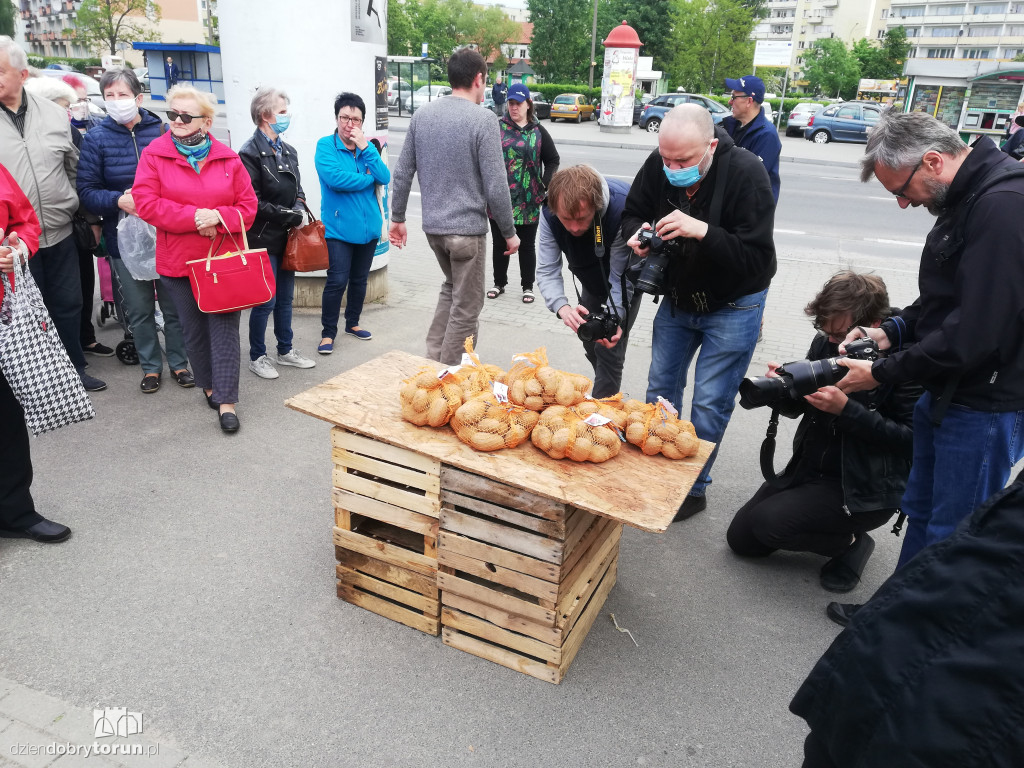 Protest rolników z Agrounii w Toruniu