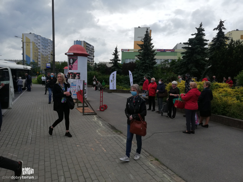 Protest rolników z Agrounii w Toruniu