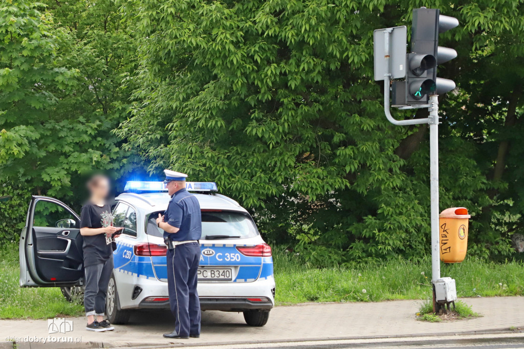 Zderzenie BMW i Volkswagena na Broniewskiego