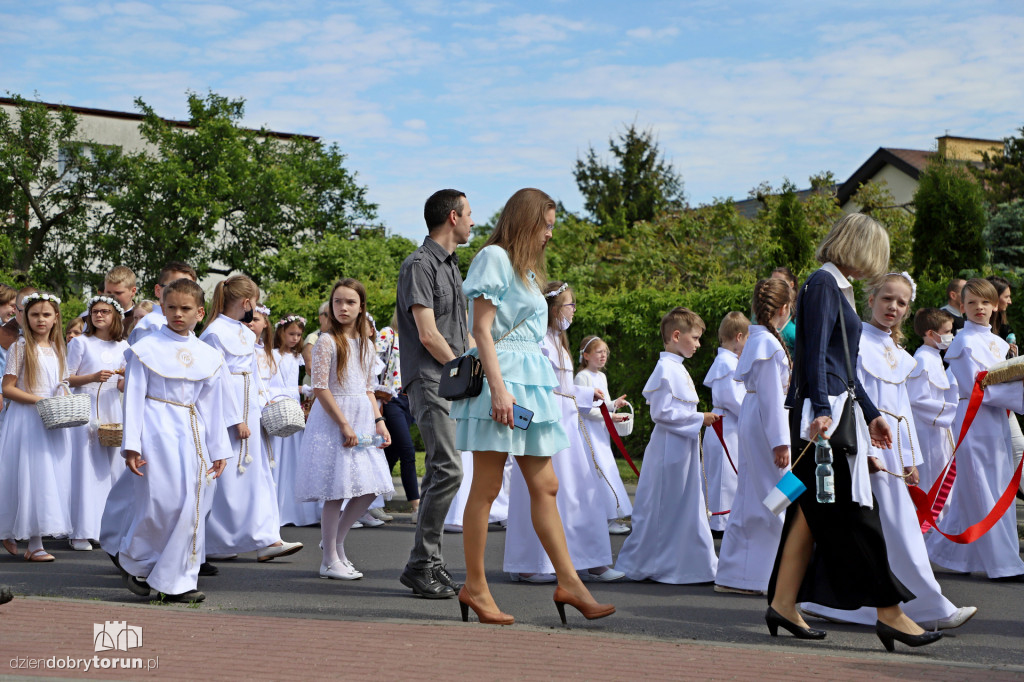 Toruń: procesja Bożego Ciała u franciszkanów
