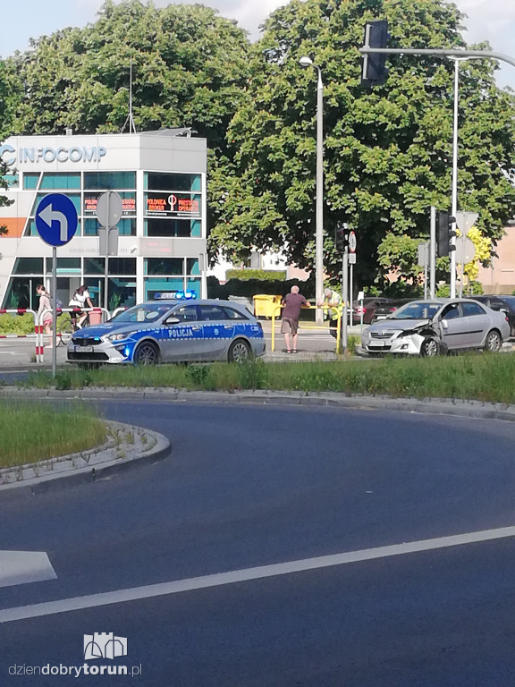 Toruń: kolizja przy  Szosie Chełmińskiej