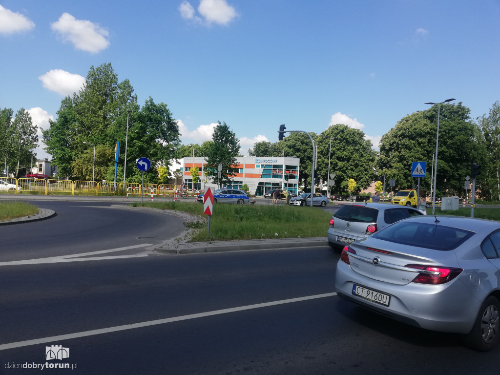 Toruń: kolizja przy  Szosie Chełmińskiej