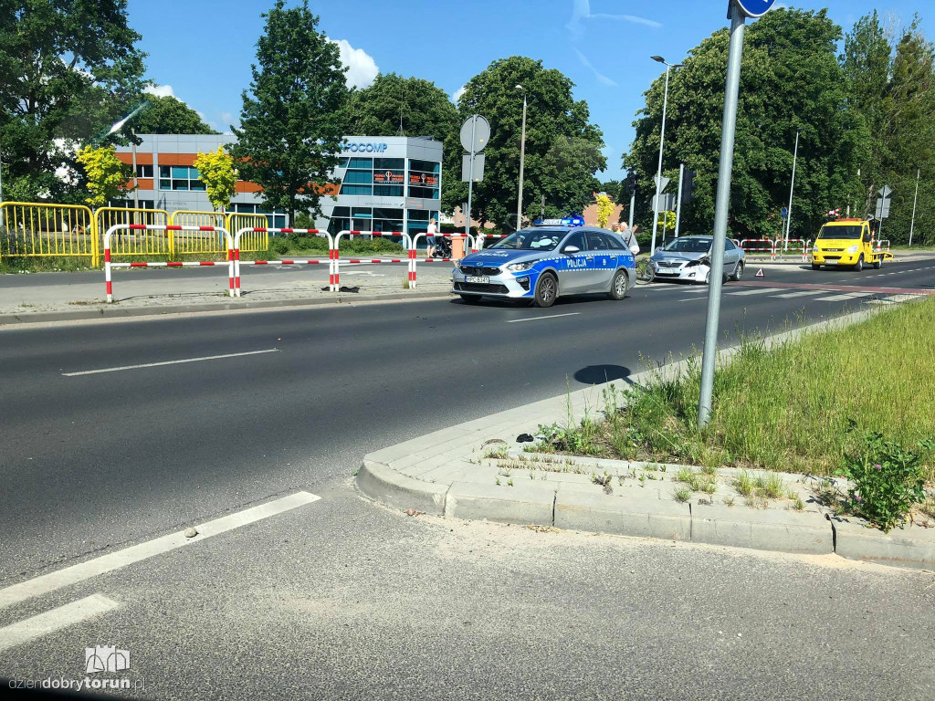 Toruń: kolizja przy  Szosie Chełmińskiej