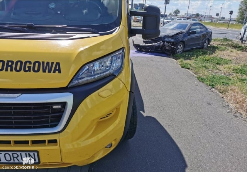 Toruń: zderzenie dwóch pojazdów