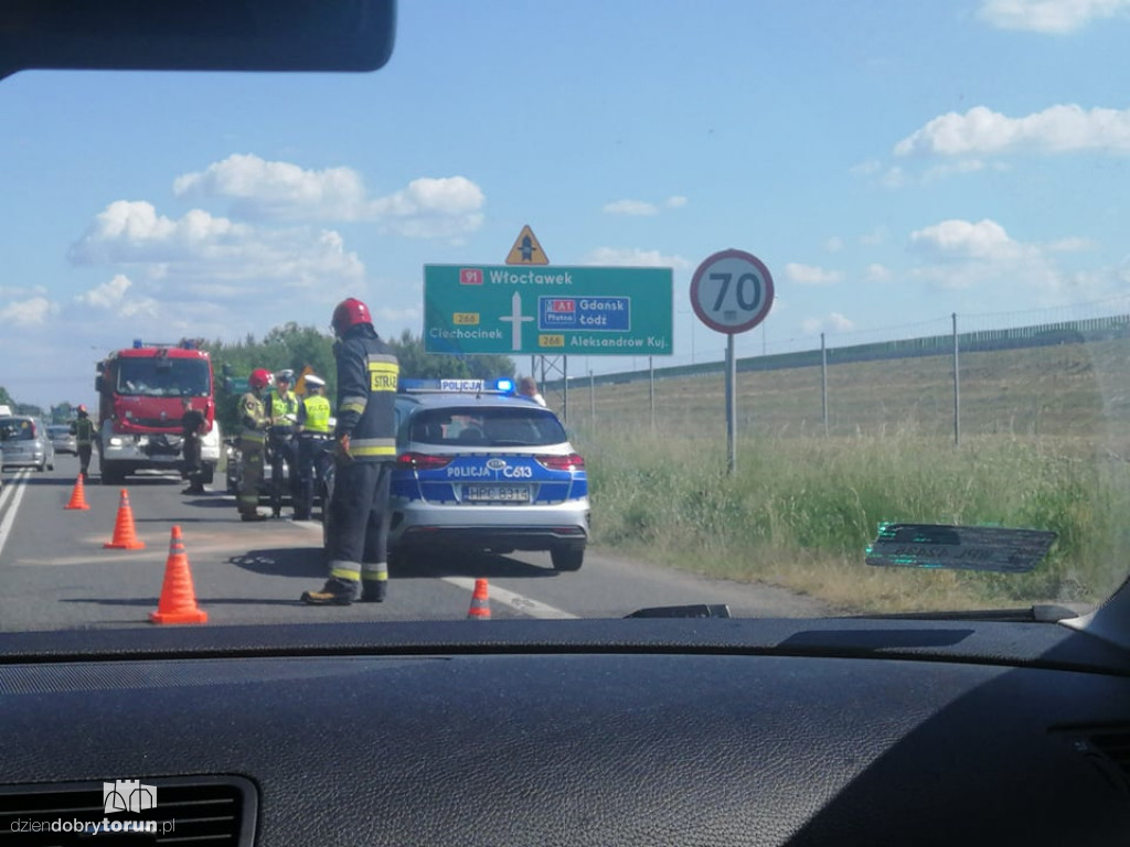 Wypadek w Nowym Ciechocinku k. Torunia