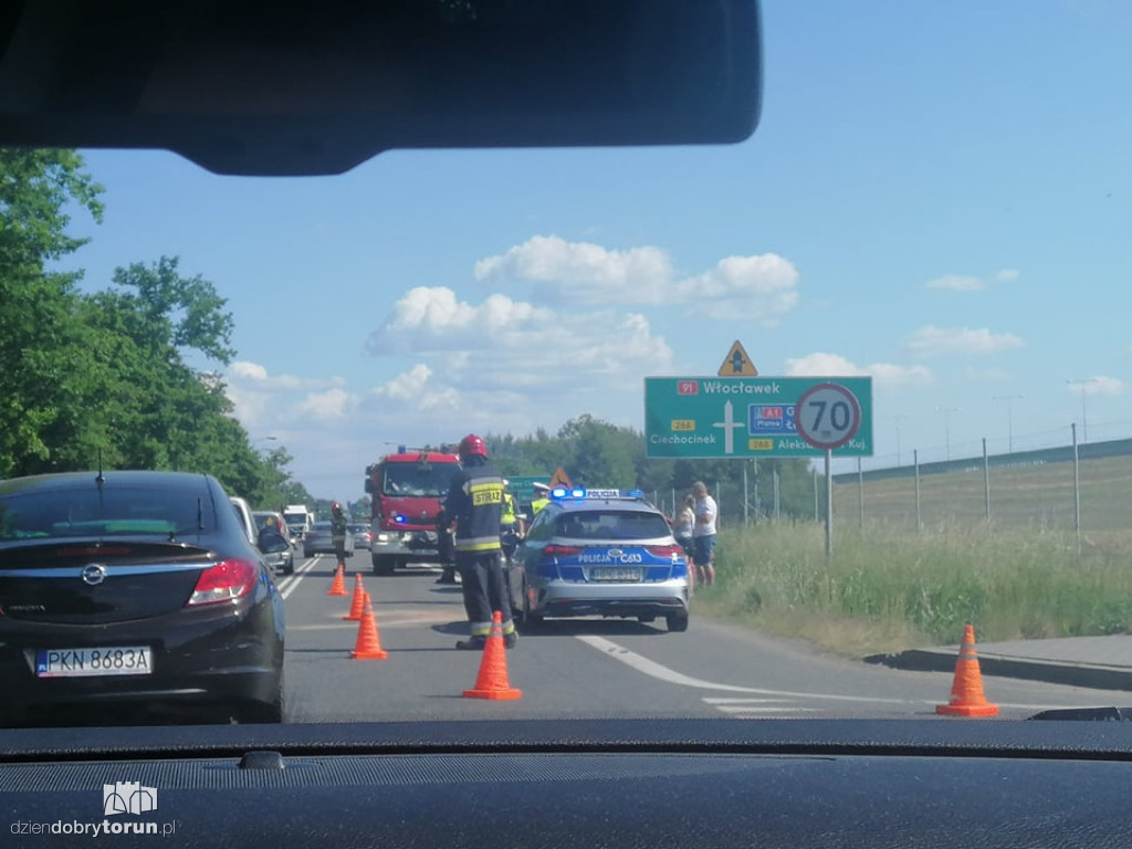 Wypadek w Nowym Ciechocinku k. Torunia