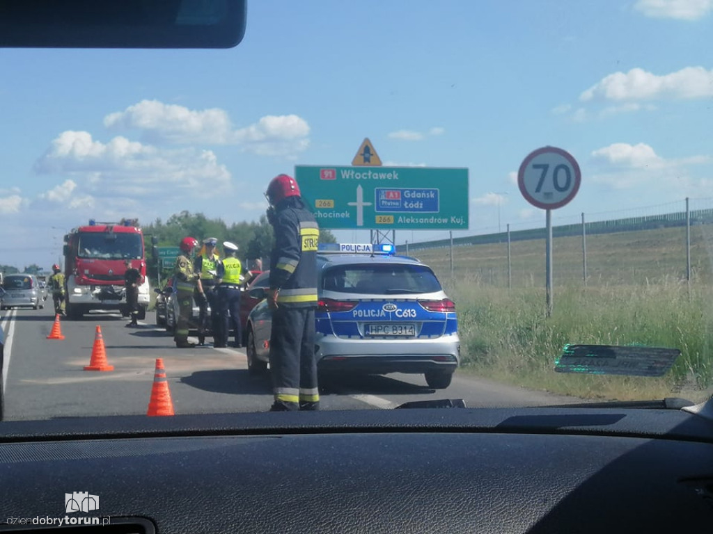 Wypadek w Nowym Ciechocinku k. Torunia