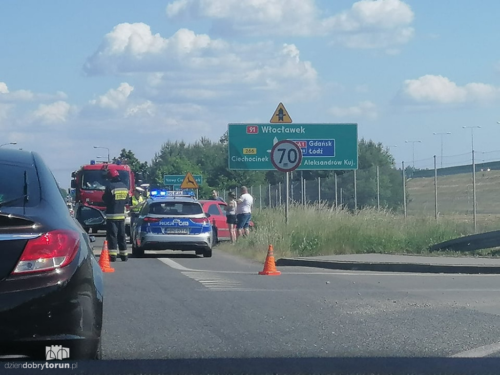 Wypadek w Nowym Ciechocinku k. Torunia