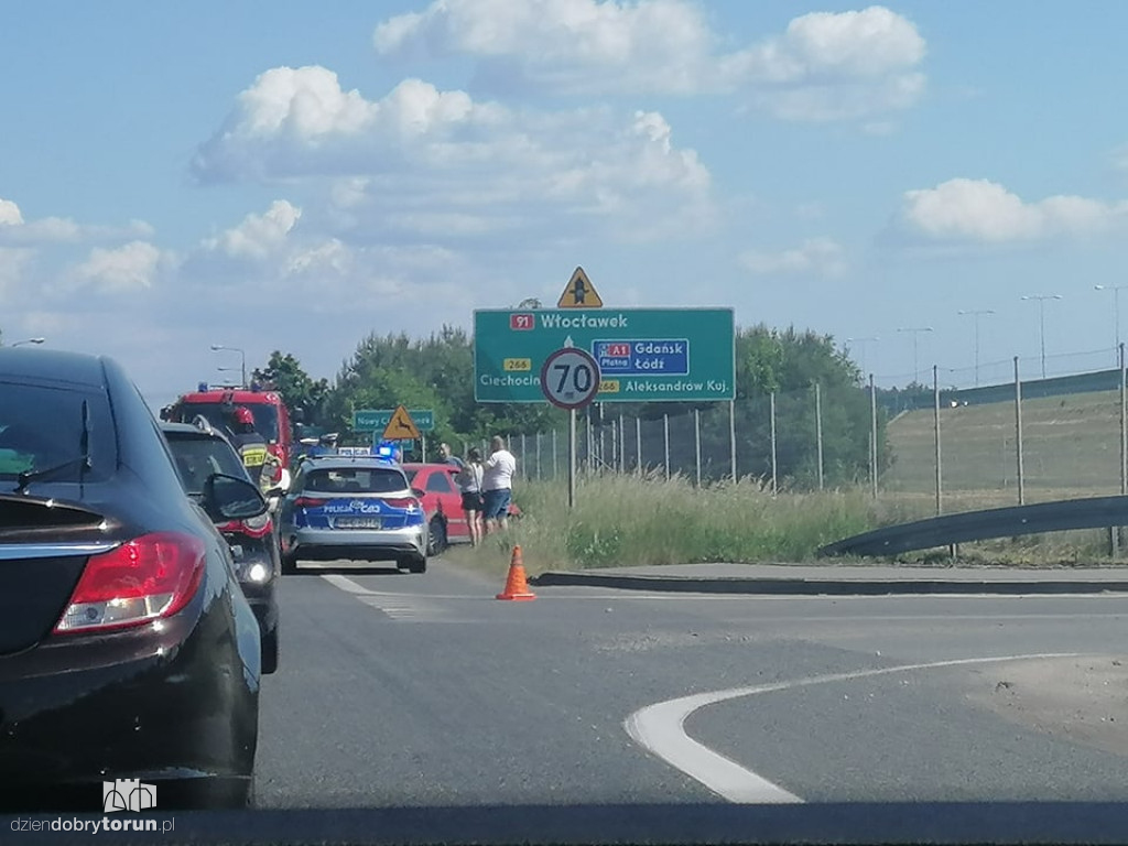 Wypadek w Nowym Ciechocinku k. Torunia