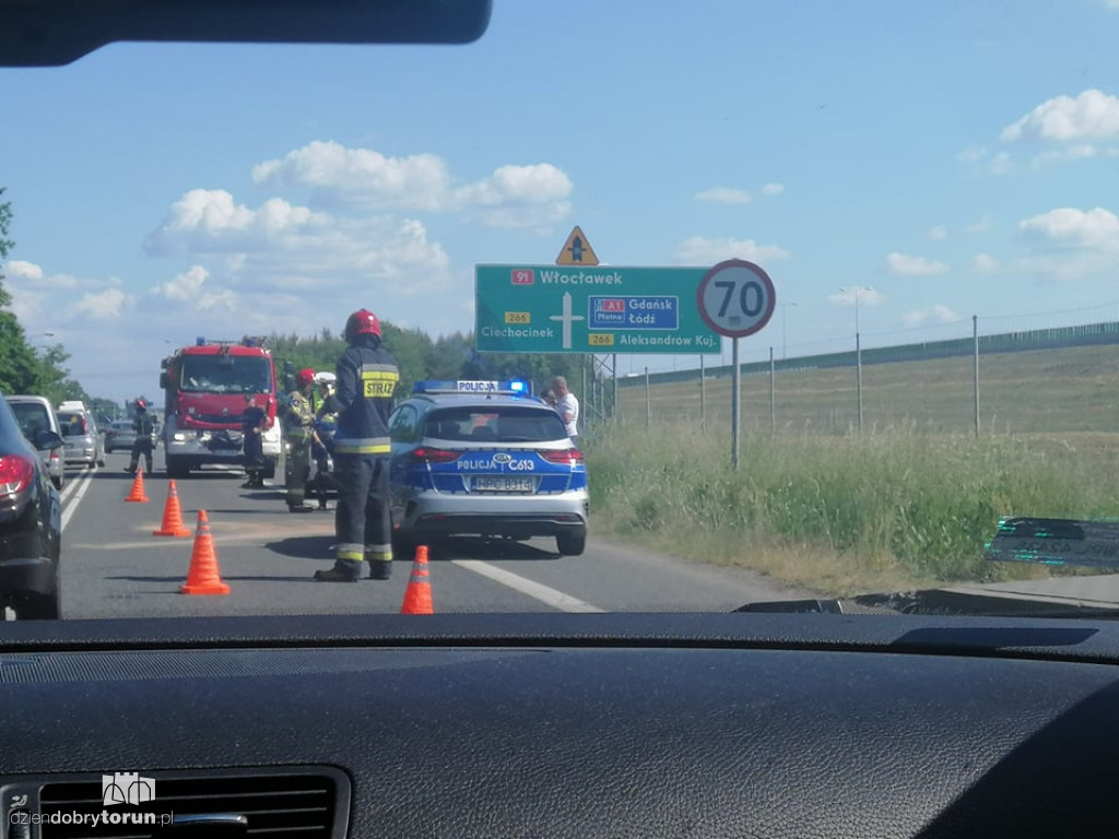Wypadek w Nowym Ciechocinku k. Torunia