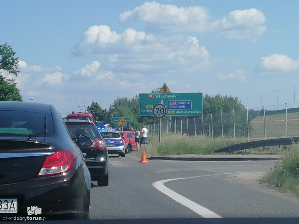 Wypadek w Nowym Ciechocinku k. Torunia