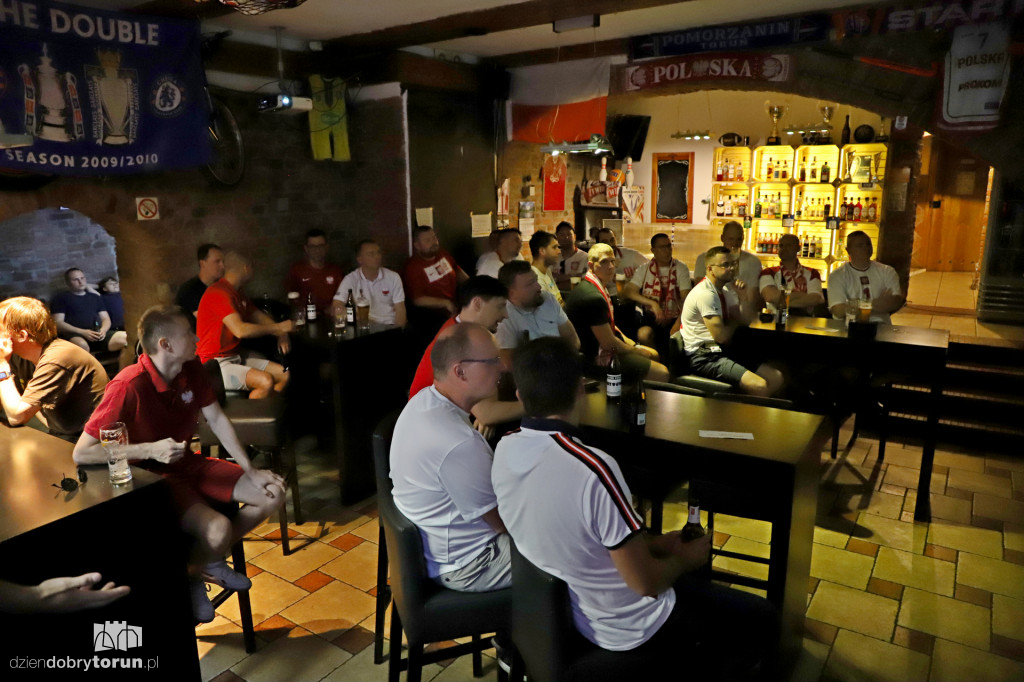 Strefy kibica na starówce w Toruniu