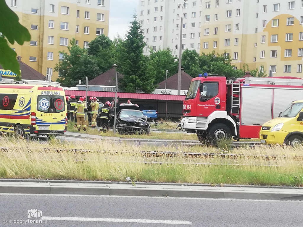 Toruń: wypadek na osiedlu Na Skarpie