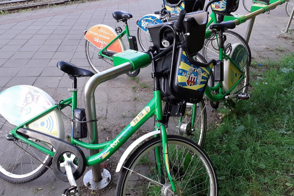 Toruń: zepsute stacje roweru miejskiego