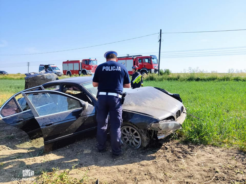 Wypadek w Grzywnie pod Toruniem