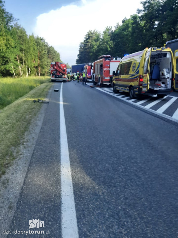 Wypadek na DK 10 w Cierpicach k. Torunia