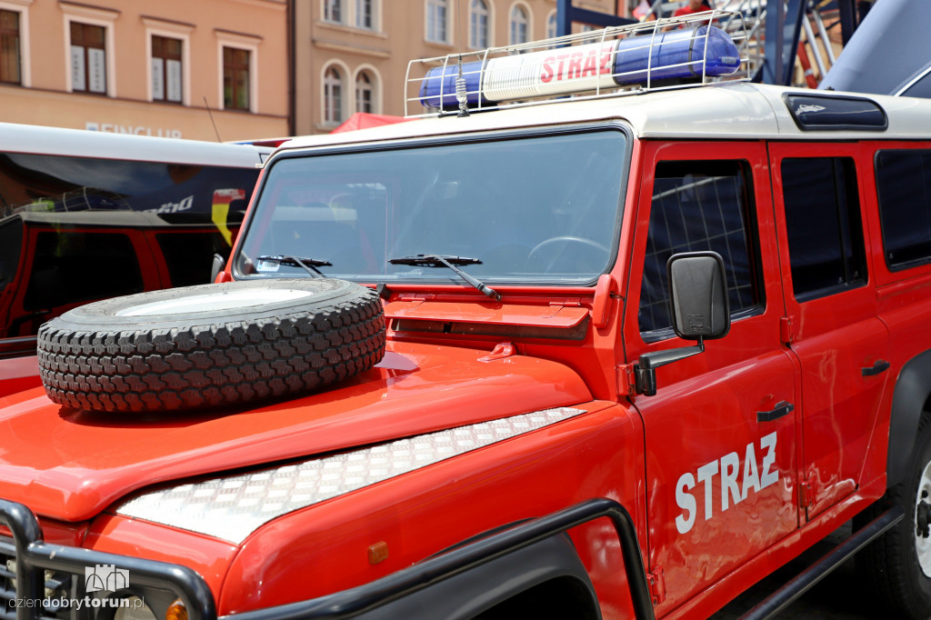 Zawody strażackie na Rynku Nowomiejskim